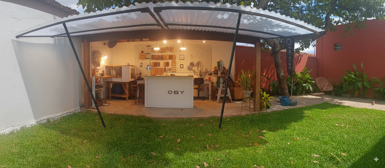 Interior do ateliê OBY